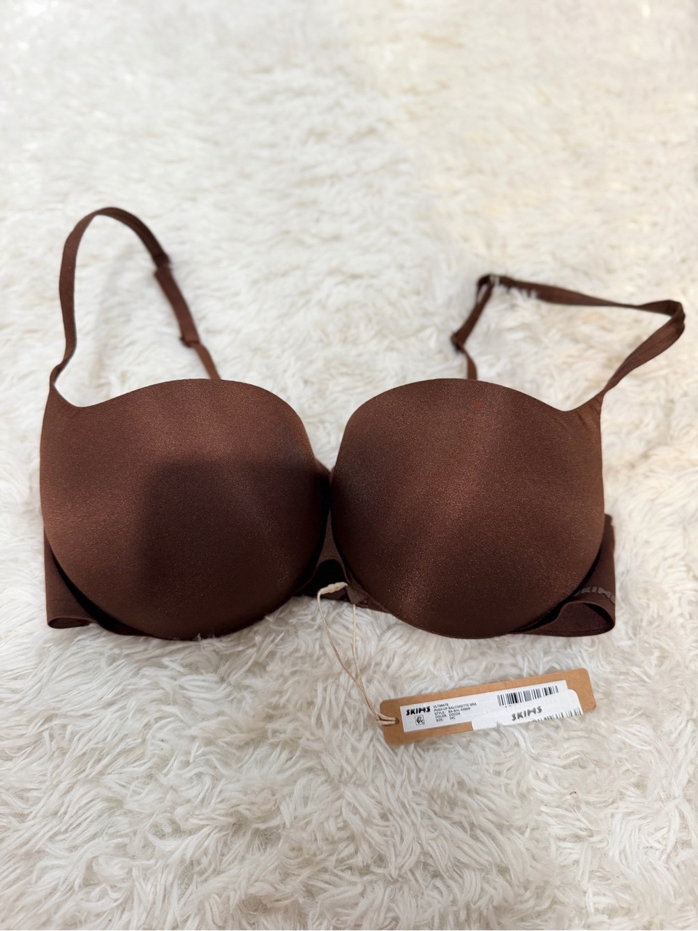 Seamless Brown T-Shirt Bra - Pushup